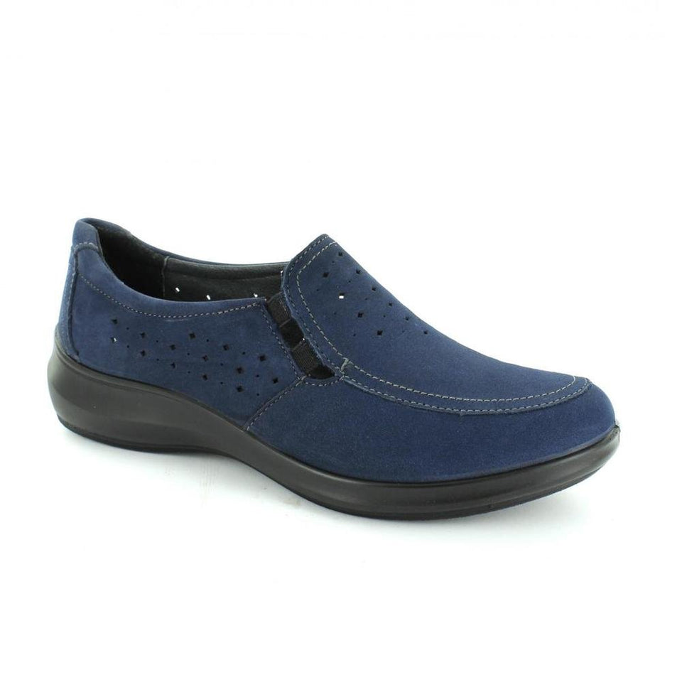 ZAPATOS FLEXI 25903 PIEL AZUL