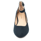 Dream Pares Mujeres Revona Baja Cuña Tobillera Correa Flats Zapatos