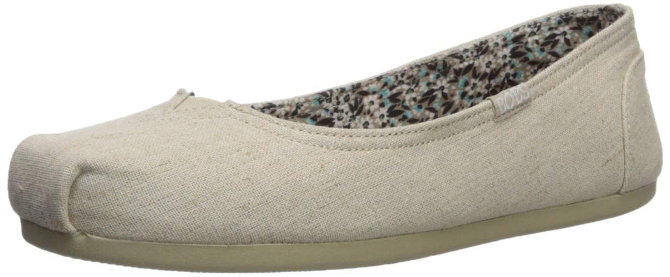 Skechers Bobs Plush Pearl Gardens - Bailarinas Planas para Mujer