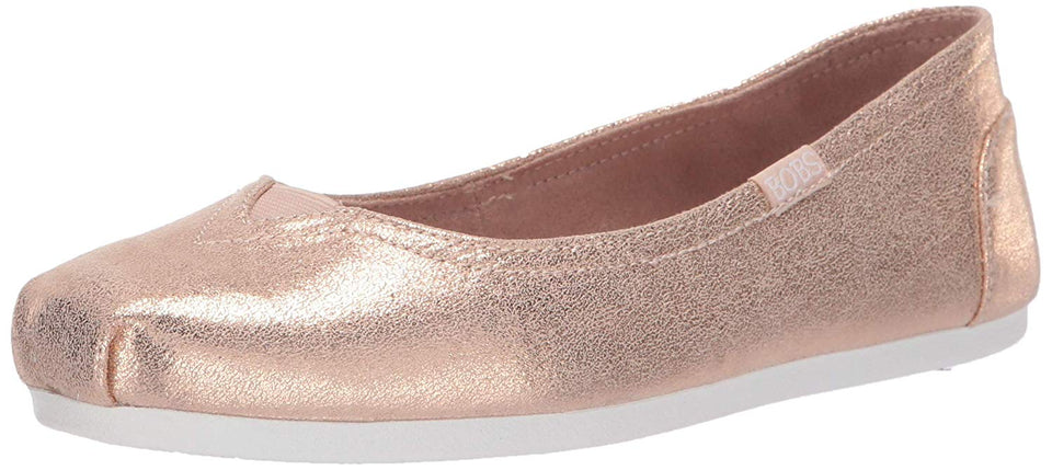 Skechers Bobs Plush Pearl Gardens - Bailarinas Planas para Mujer