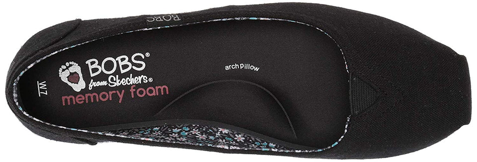 Skechers Bobs Plush Pearl Gardens - Bailarinas Planas para Mujer